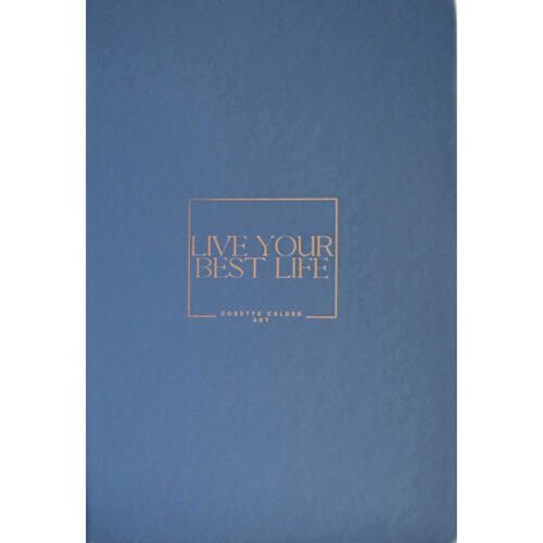 Cosette Calder Live Your Best Life Dark Blue Notebook